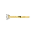 Hayes & Lake Round Single Stone 0.72ct Lab Grown Diamond, Platinum & 18ct Yellow Gold Ring