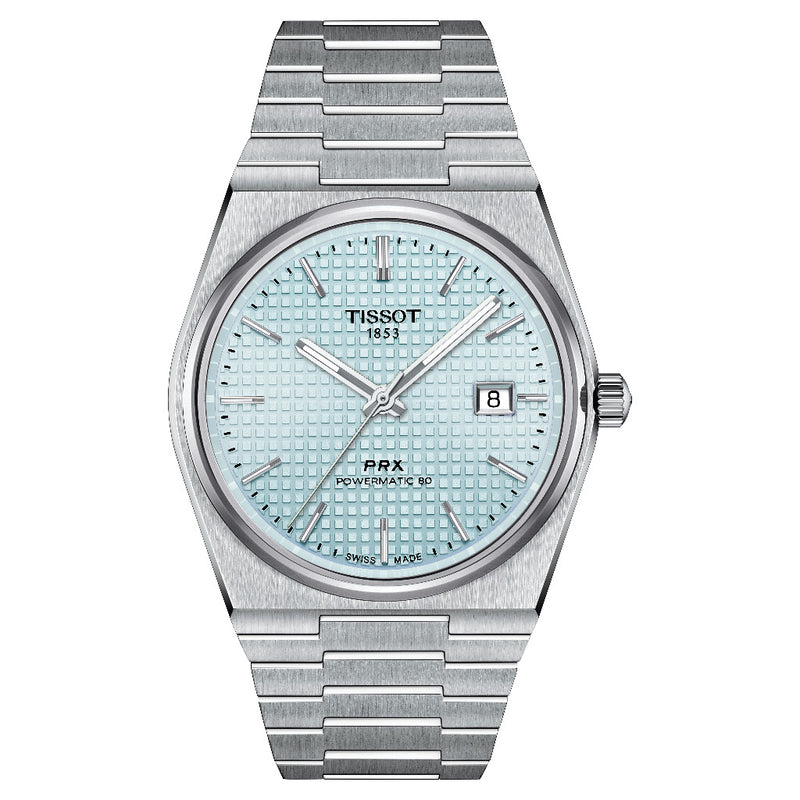 Tissot PRX Powermatic 80 Ice Blue 40mm Watch T1374071135100