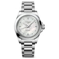 Longines Conquest Automatic Mother of Pearl with Diamonds 34mm Watch L34304876