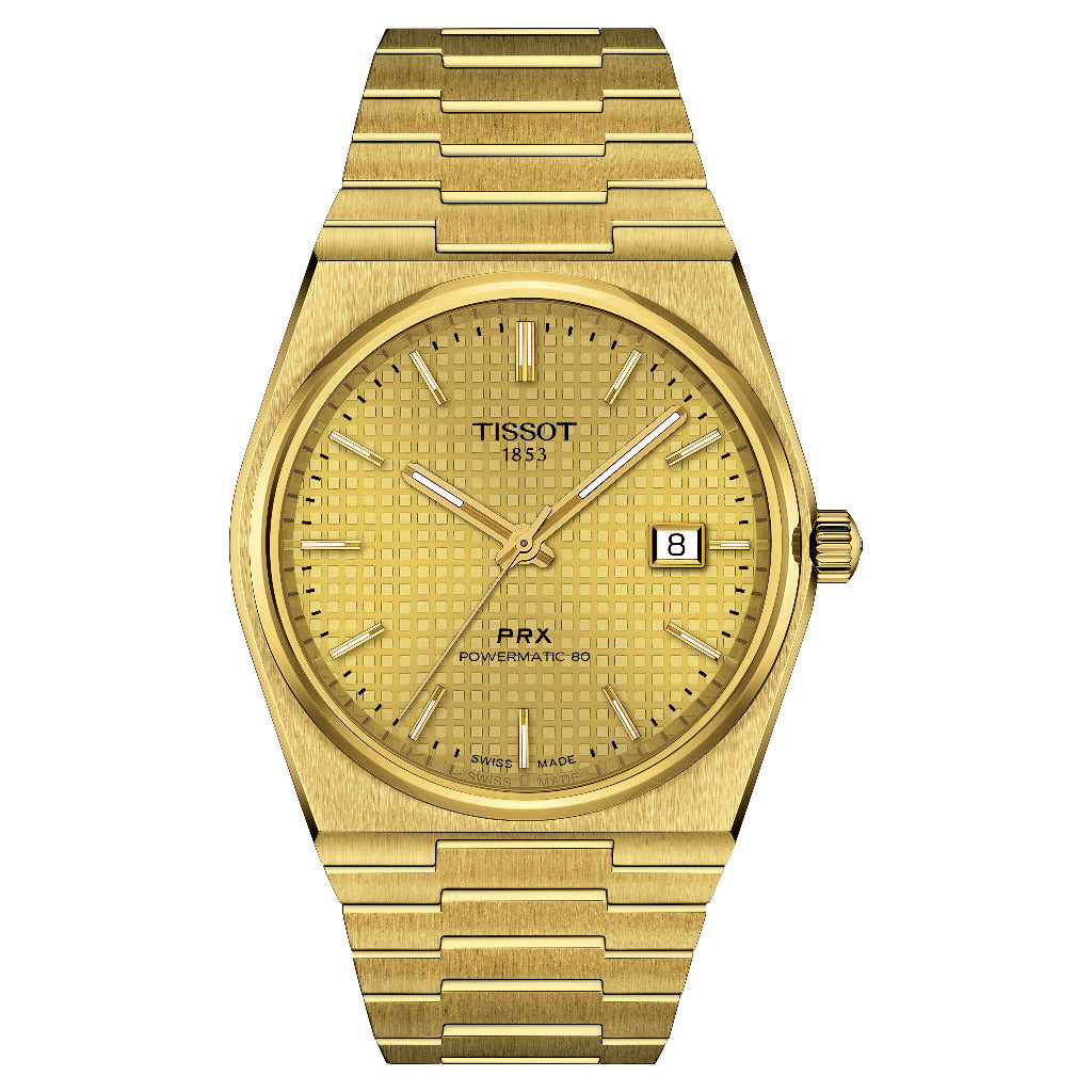 Tissot PRX Powermatic 80 Gold 40mm Watch T1374073302100