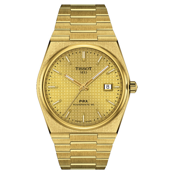 Tissot PRX Powermatic 80 Gold 40mm Watch T1374073302100