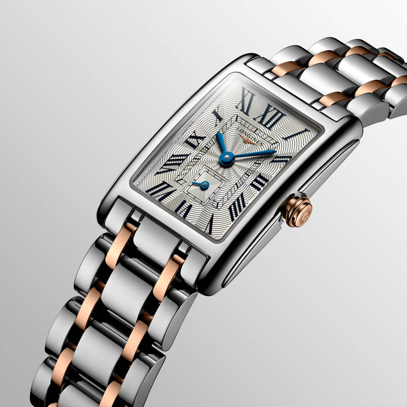 Longines DolceVita Steel and Rose Gold 21mm Watch L52555717
