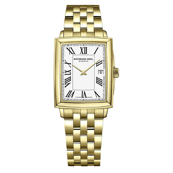 Raymond Weil Tocatta Ladies Yellow Gold PVD Case and Bracelet, White Dial, 28mm x 22mm Watch