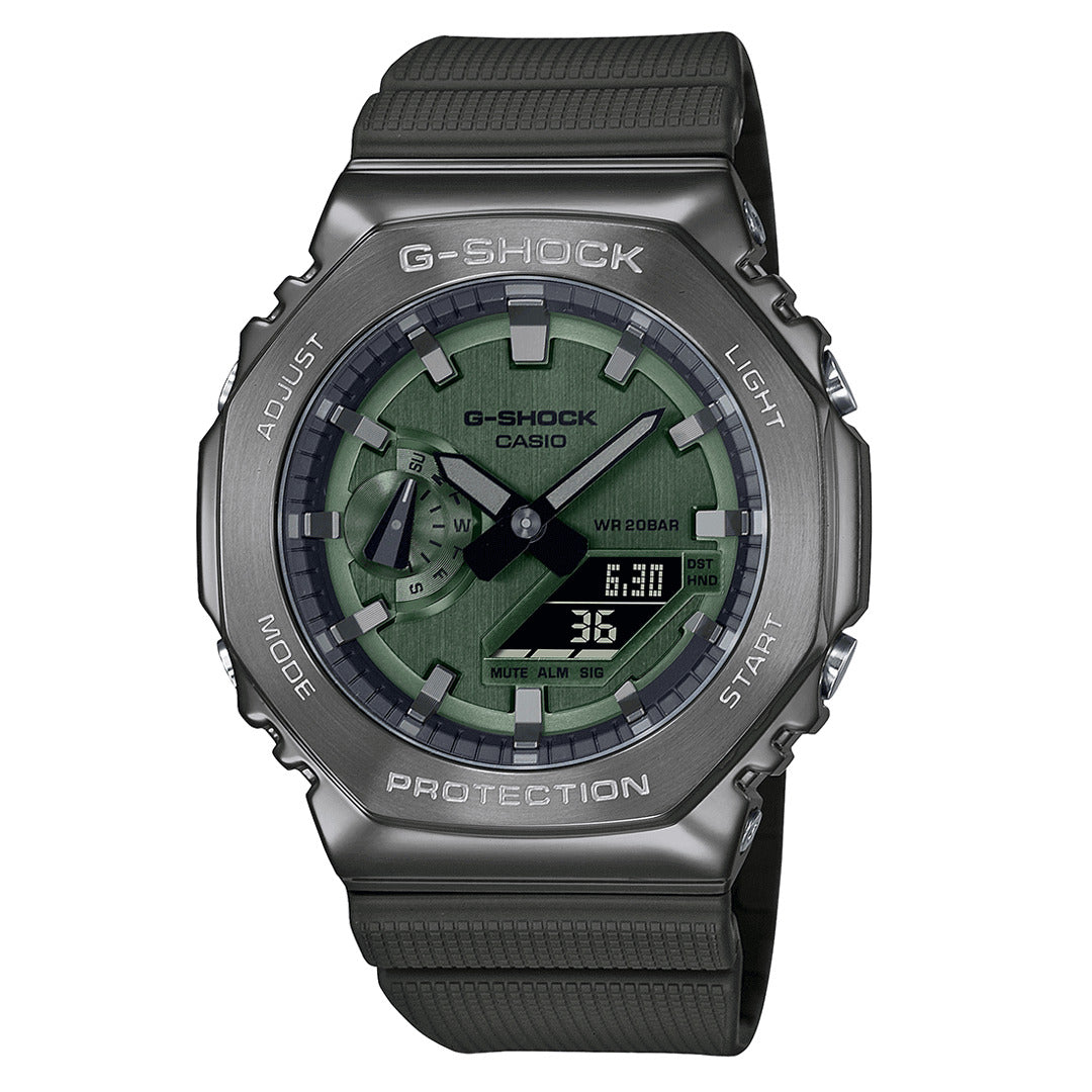 G- SHOCK Utility Metal Collection Octagonal Green GM-2100B-3AER