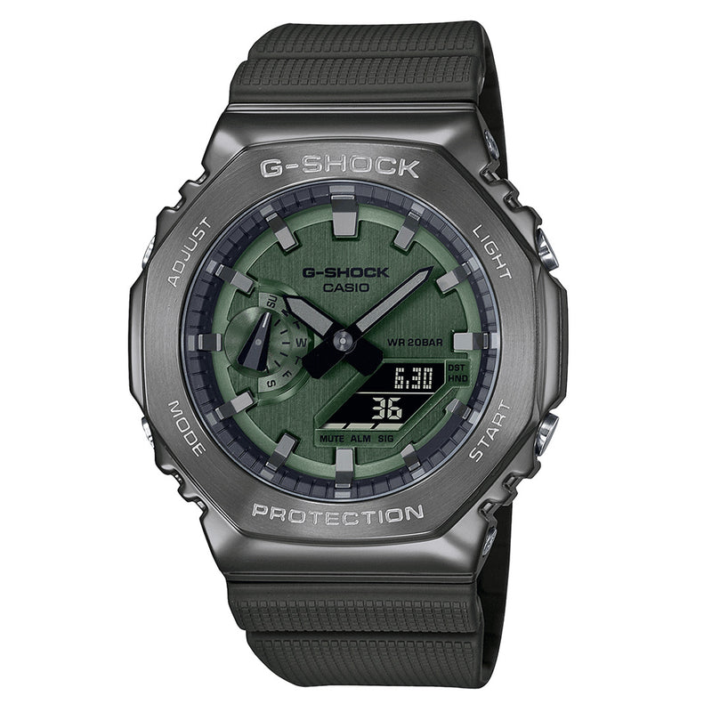 G- SHOCK Utility Metal Collection Octagonal Green GM-2100B-3AER