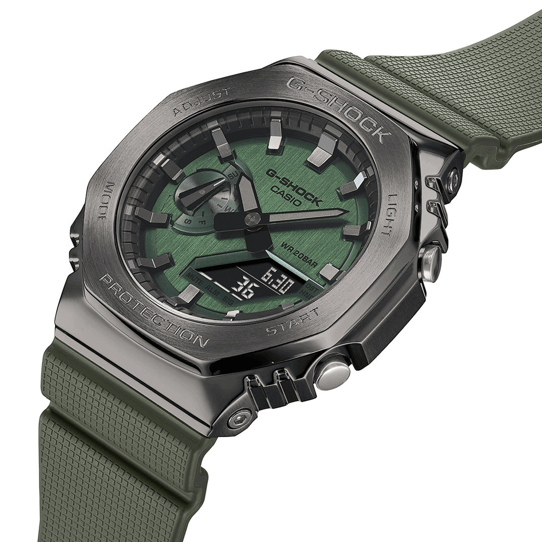 G- SHOCK Utility Metal Collection Octagonal Green GM-2100B-3AER