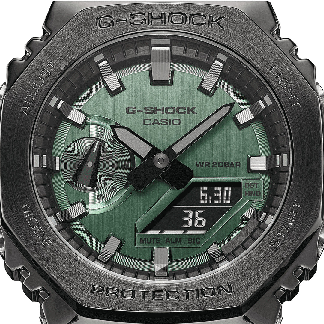 G- SHOCK Utility Metal Collection Octagonal Green GM-2100B-3AER