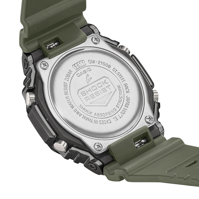 G- SHOCK Utility Metal Collection Octagonal Green GM-2100B-3AER