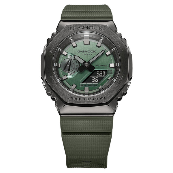 G- SHOCK Utility Metal Collection Octagonal Green GM-2100B-3AER