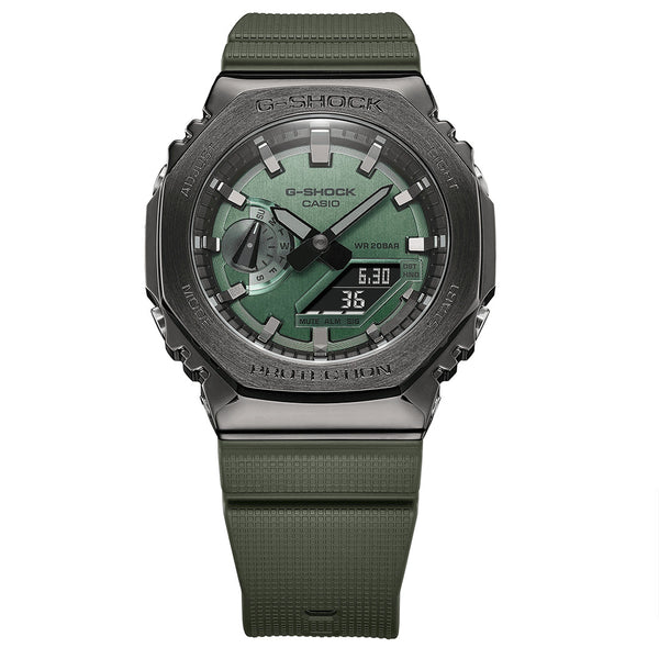 G- SHOCK Utility Metal Collection Octagonal Green GM-2100B-3AER