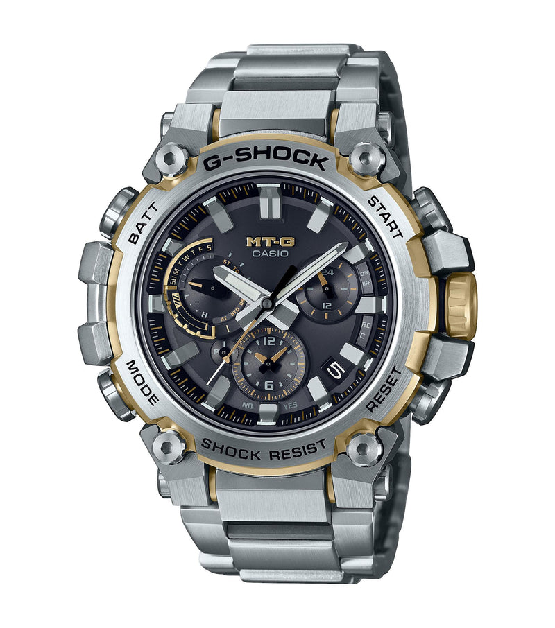 G-SHOCK MTG Silver and Gold MTG-B3000D-1A9ER