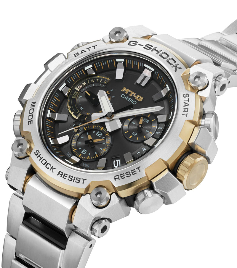 G-SHOCK MTG Silver and Gold MTG-B3000D-1A9ER