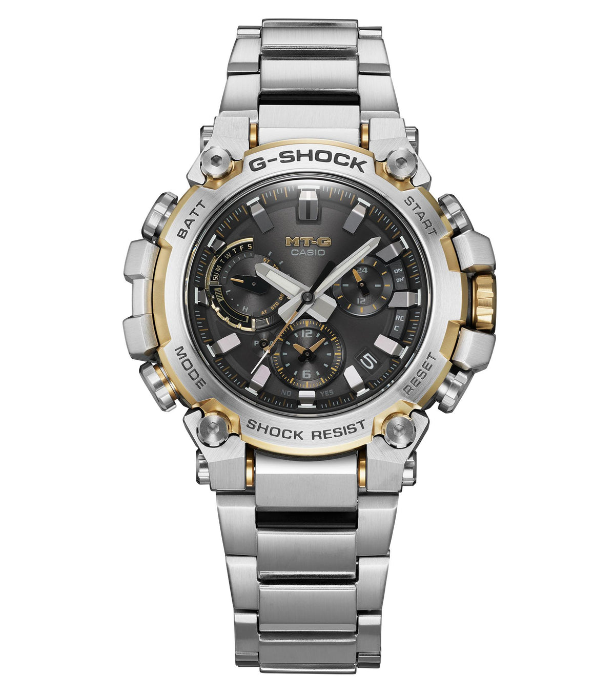 G-SHOCK MTG Silver and Gold MTG-B3000D-1A9ER