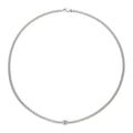 Fope Prima 18ct White Gold 0.12ct Diamond Necklace