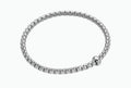 Fope EKA Flex'it 18ct White Gold Bracelet with a Single Diamond