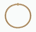 Fope EKA Flex'it 18ct Yellow Gold Bracelet with a Single Diamond