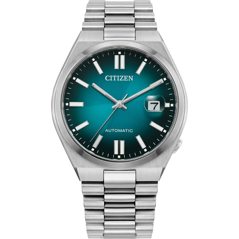 Citizen "Tsuyosa" Automatic Turquoise Fume Gents 40mm Watch NJ0151-88X