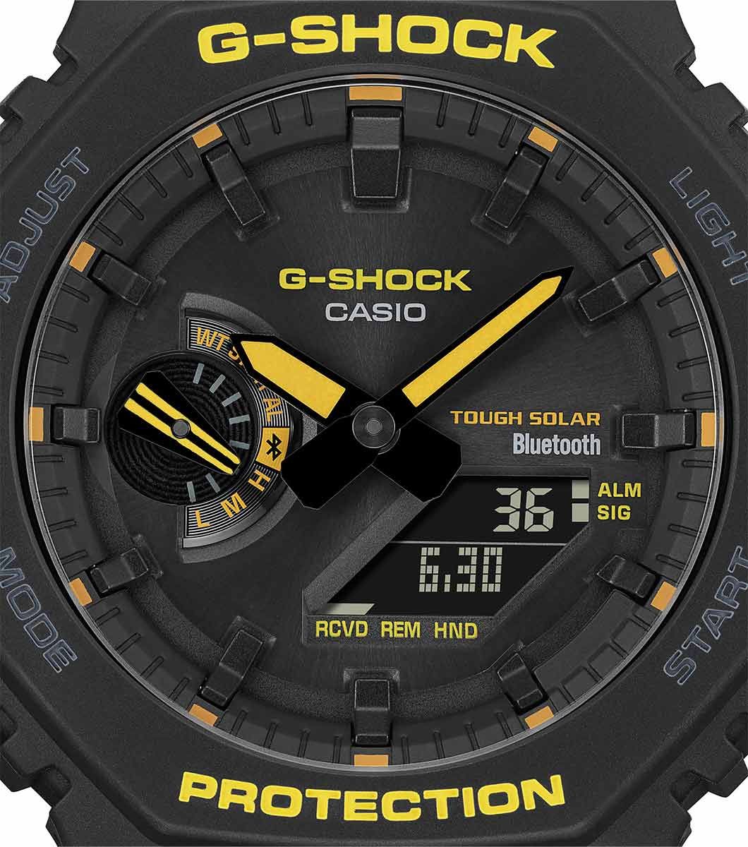 G-SHOCK Bluetooth® Solar 2100 Series Caution Yellow GA-B2100CY-1AER