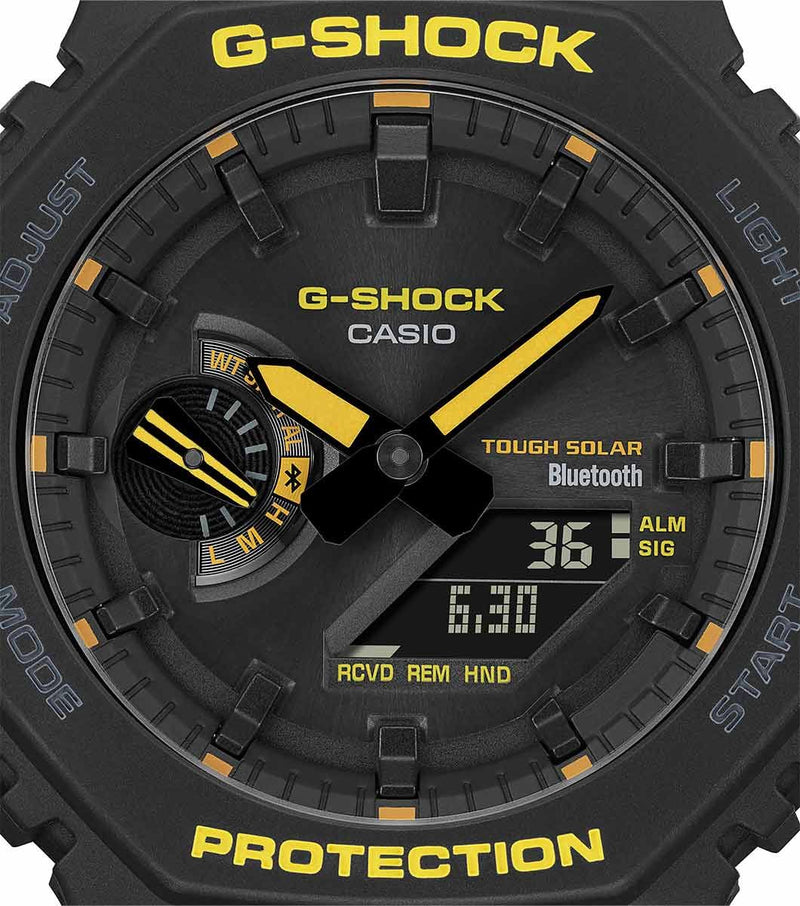 G-SHOCK Bluetooth® Solar 2100 Series Caution Yellow GA-B2100CY-1AER