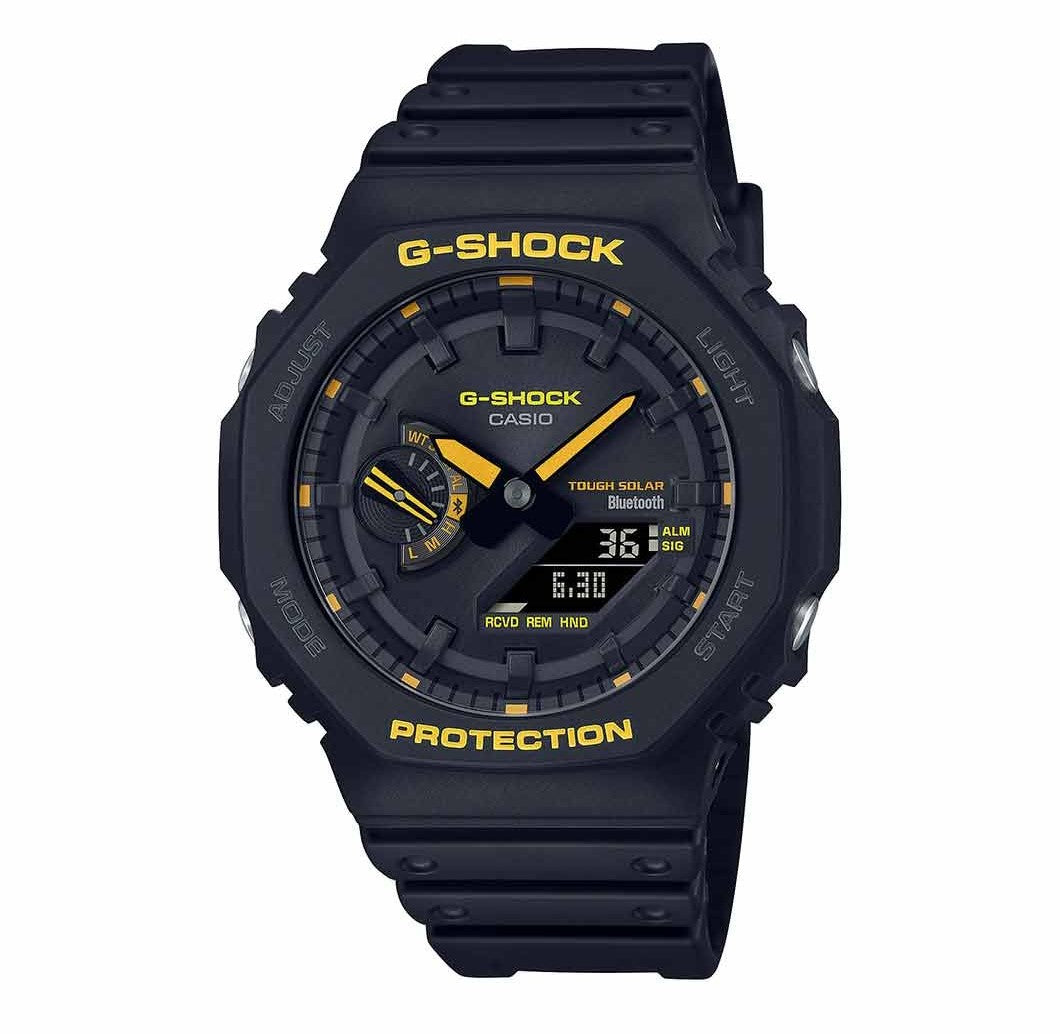 G-SHOCK Bluetooth® Solar 2100 Series Caution Yellow GA-B2100CY-1AER