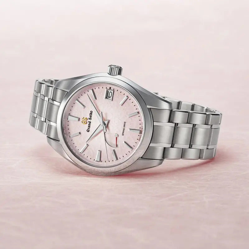 Grand Seiko 'Pink Snowflake' Spring Drive 20th Anniversary Limited Edition 41mm Watch SBGA497