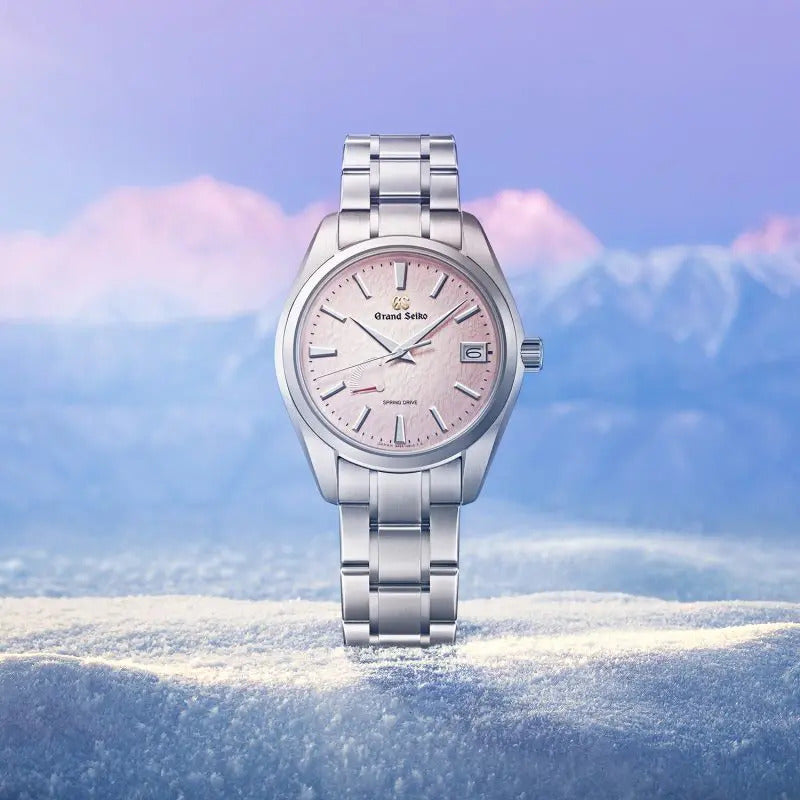 Grand Seiko 'Pink Snowflake' Spring Drive 20th Anniversary Limited Edition 41mm Watch SBGA497