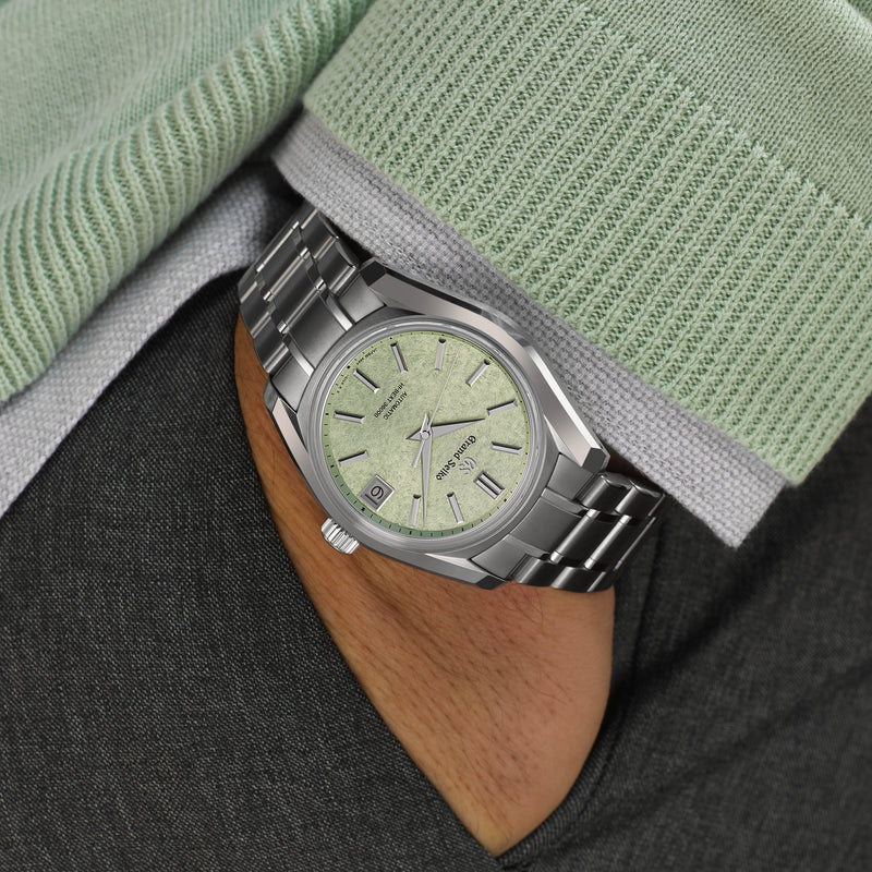 Grand Seiko ‘Sakura-Wakaba’ 62GS Hi-Beat Titanium 38mm Watch SBGH343