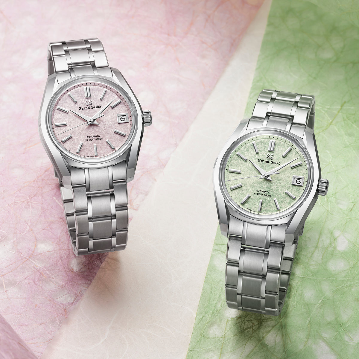 Grand Seiko ‘Sakura-Wakaba’ 62GS Hi-Beat Titanium 38mm Watch SBGH343