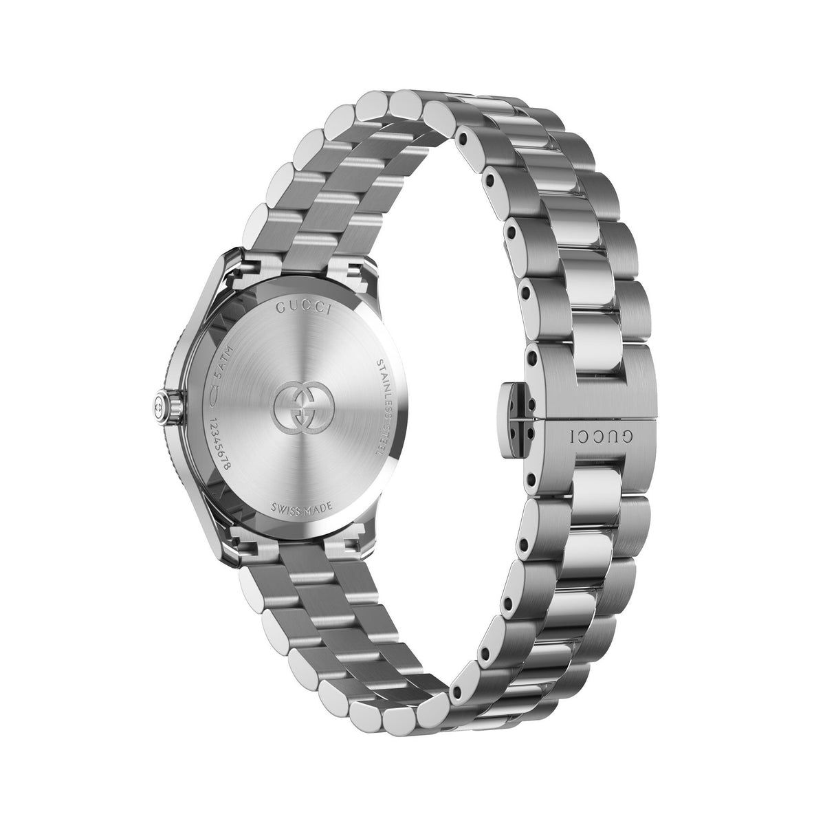 GUCCI G-Timeless Silver Dial Two Tone 29mm Watch YA1265063