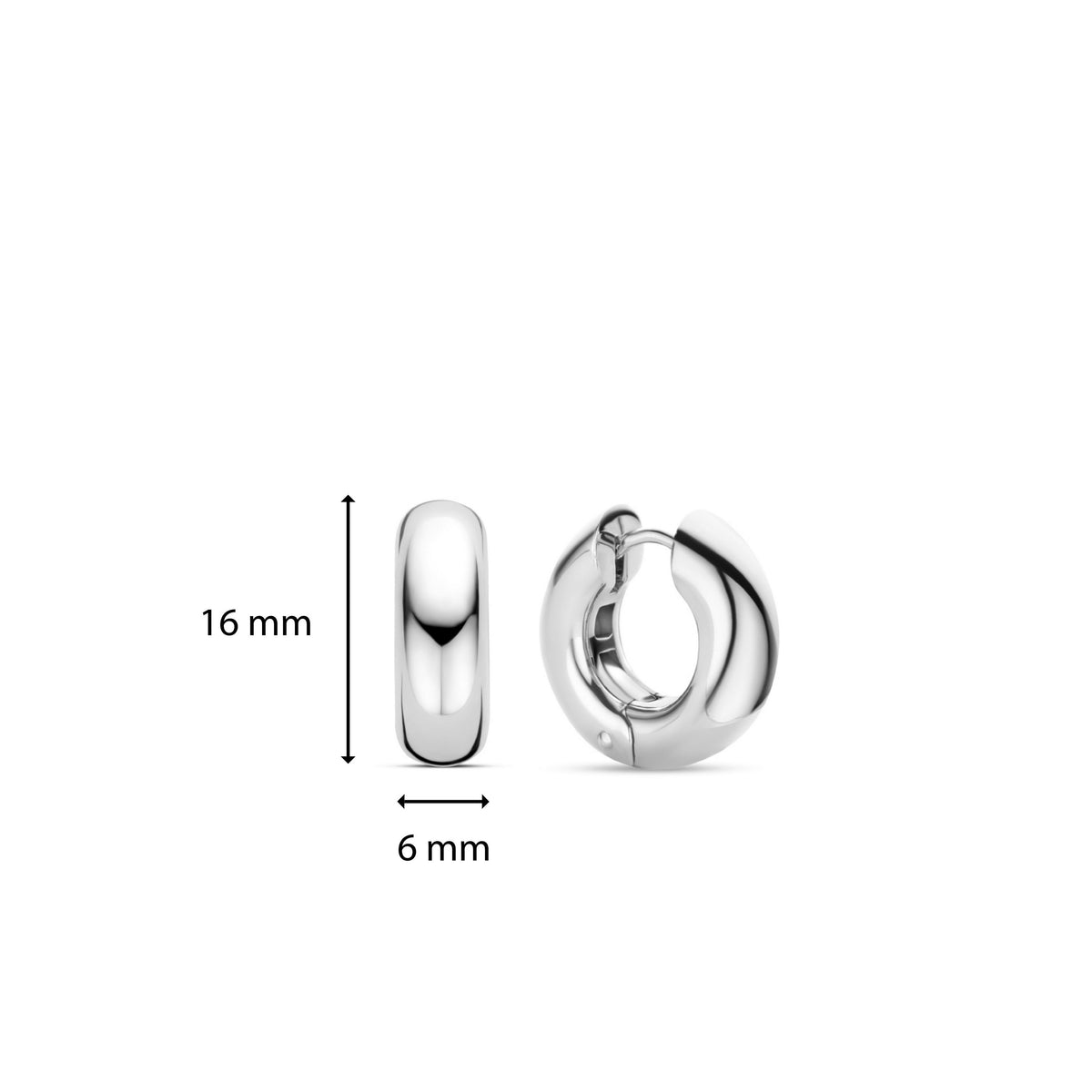 TI SENTO Small Hoops - 7909SI