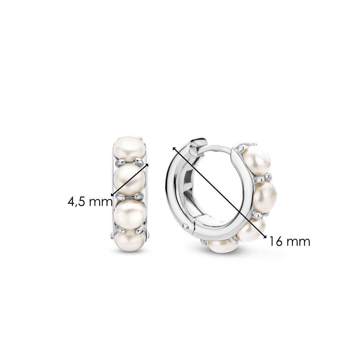 TI SENTO Small Hoops - 7962PW