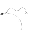 Swarovski Hyperbola pendant, Pavé, Infinity, White, Rhodium plated