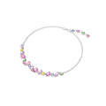 Swarovski Gema necklace, Mixed cuts, Multicoloured, Rhodium plated