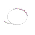 Swarovski Gema necklace, Mixed cuts, Multicoloured, Rhodium plated