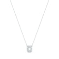 Swarovski Millenia pendant, Octagon cut, White, Rhodium plated