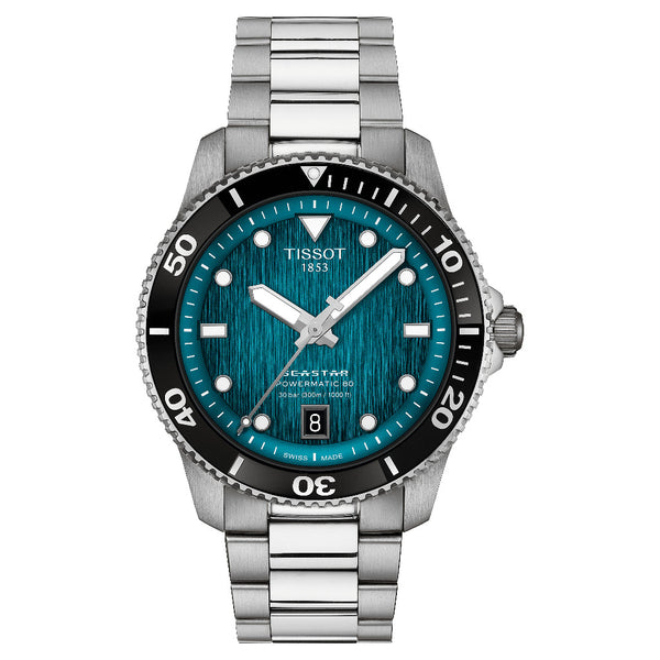 Tissot Seastar 1000 Powermatic 80 Steel 40mm Watch T1208071109100