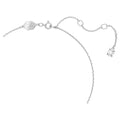 Swarovski Constella pendant, Round cut, Pavé, White, Rhodium plated