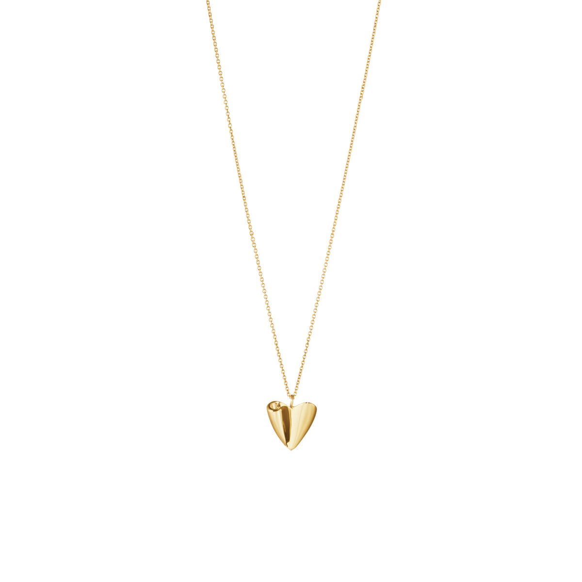 Georg Jensen 2024 Heart Pendant, 18ct Yellow Gold