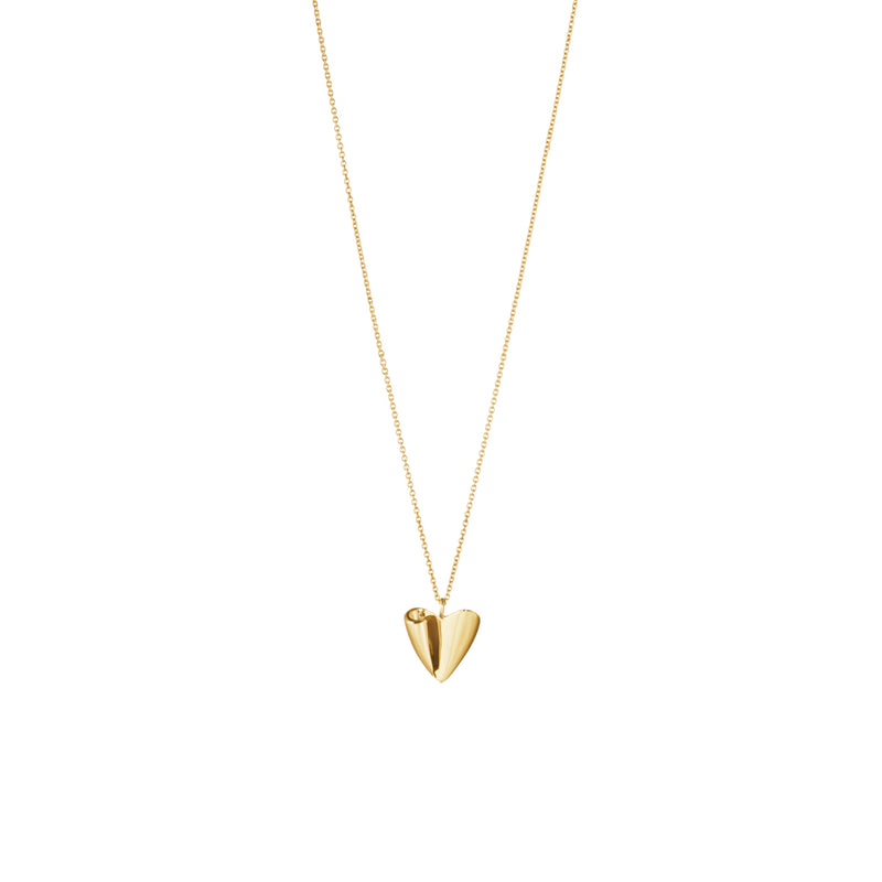 Georg Jensen 2024 Heart Pendant, 18ct Yellow Gold