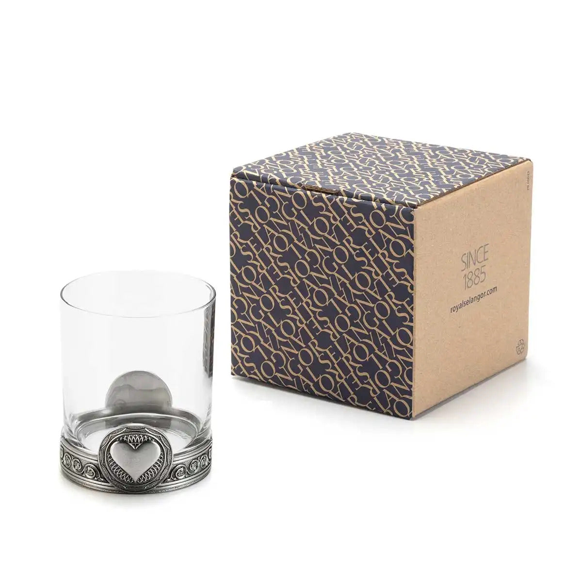 Royal Selangor Hearts Whisky Tumbler