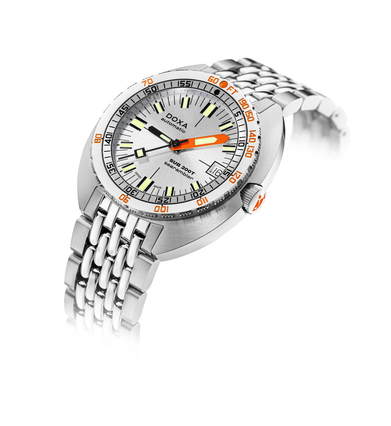 Doxa SUB 200T Searambler Iconic Sunray Stainless Steel 804.10.021.10