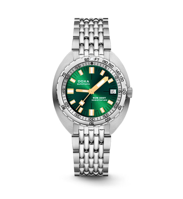 Doxa SUB 200T Sea Emerald Sunray Stainless Steel 804.10.131S.10
