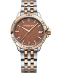 Raymond Weil Tango Ladies Two-Tone Frosted Terra Cotta Dial 30mm Watch