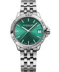 Raymond Weil Tango Ladies Green Steel Date 30mm Watch