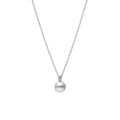 Mikimoto Akoya Pearl and Diamond Pendant 18ct White Gold