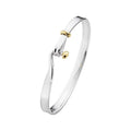 Georg Jensen Torun Bangle, Sterling Silver and Yellow Gold