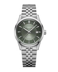Raymond Weil Freelancer Automatic Green Dial Steel Watch 38mm 2771-ST-52051