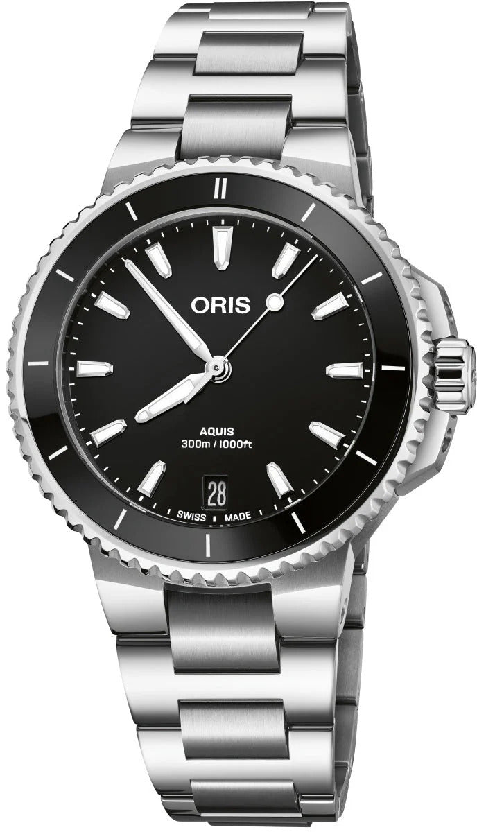Oris Aquis Date Black Dial 36.5mm Watch