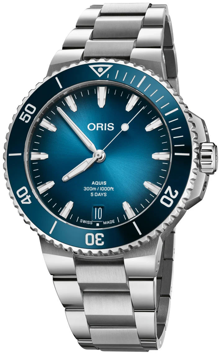 Oris Aquis Date Calibre 400 Blue 43.5mm Watch