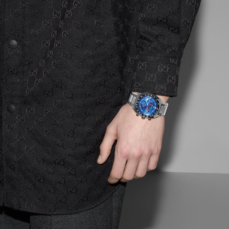GUCCI Interlocking Gents Blue Dial 41mm Watch